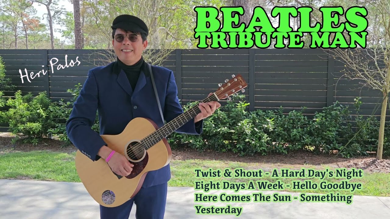 Promotional video thumbnail 1 for Beatles Tribute Man