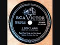 I Don't Mind ~ Pee Wee King & His Band (1952) (Country & Western)