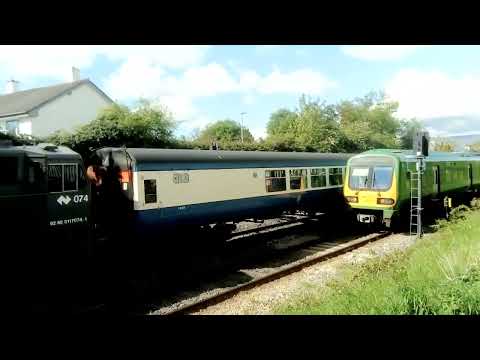 Departing RPSI train from Sligo in 2019