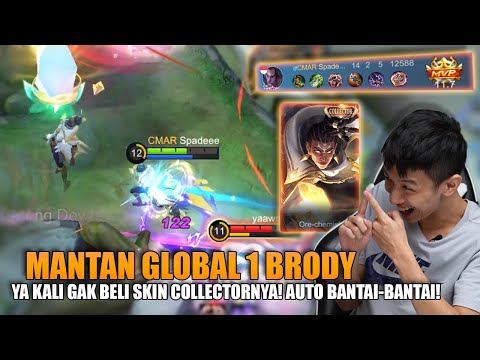 MASA GLOBAL 1 BRODY SEASON LALU GA BELI SKIN COLLECTORNYA!! PESTA KILL LANGSUNG COK