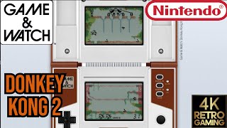 Donkey Kong 2 Game & Watch 4k Gameplay