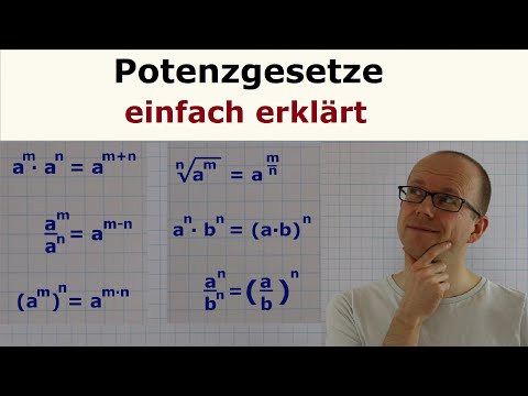 Potenzgesetze - einfach erklärt
