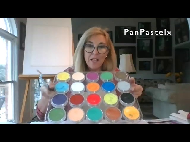 Estojo Pastel em Pastilha PanPastel Cores Sortidas Conjunto de 80