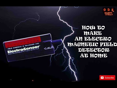 How to detect electricity| electric field near by you| amazing circuit project | Home Techno