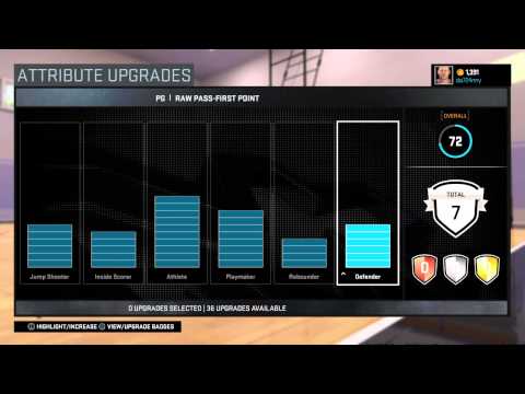 NBA 2K16 My Career ep 2 Attributes