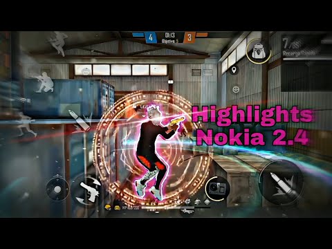 Perfect Headshot 💥 Nokia 2.4 🇧🇷 Highlights Free Fire