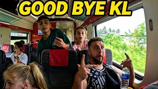 Our Last Day in Kuala Lumpur 😭Train Ride to Penang 🚂