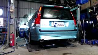 preview picture of video '雷力VOLVO V70 風派、中段、超跑尾段 │ THUNDER VOLVO V70 Front pipe、Mid pipe、Muffler - SC type'
