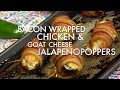 Bacon Wrapped Jalapeño Chicken Poppers - Infused Food How To - MagicalButter.com