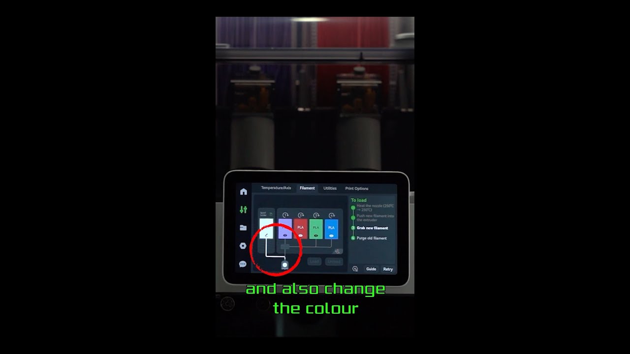 External Spool Management For Bambulab X1C and P1P