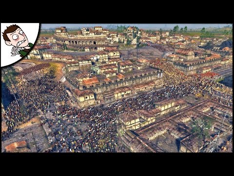 MASSIVE 19000 ROME v AVERNI SURVIVAL BATTLE! Ancient Empires Gameplay (Total War Attila Mod)