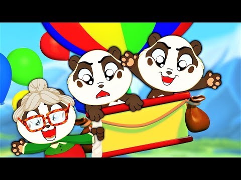 Balloon Air Trip Song | Panda Bo Nursery Rhymes for Kids