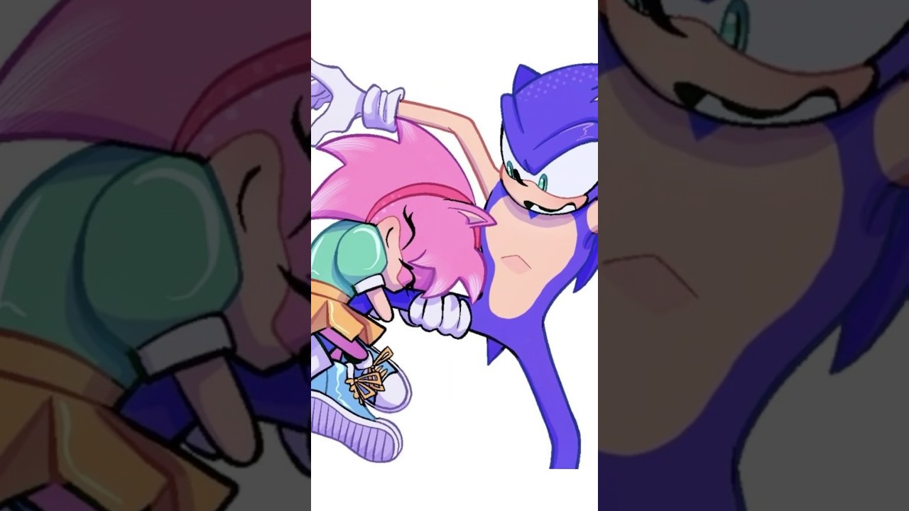 🩷Classic Amy is obessed😳(SONAMY COMIC DUB) #sonicthehedgehog #amyrose #sonamy #comicdub #ytshorts
