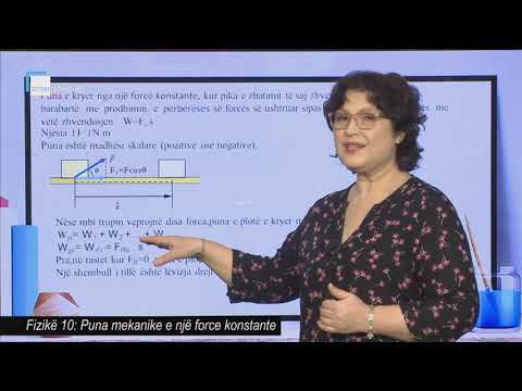 Fizikë 10 - Puna mekanike e një force konstante