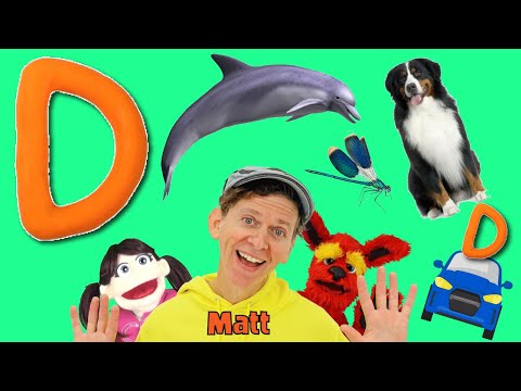 Letter D Song | Learn the Alphabet with Matt | What Starts with D?