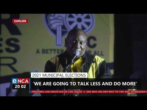 2021 Municipal Elections Ramaphosa confident of victory