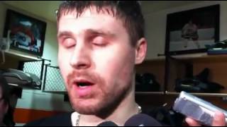 Ilya Bryzgalov is only afraid of bear in the forest