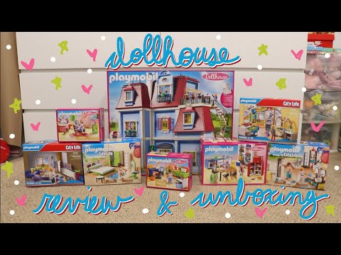 HUGE Playmobil Dollhouse + Furniture Unboxing and Review! | Kelli Maple