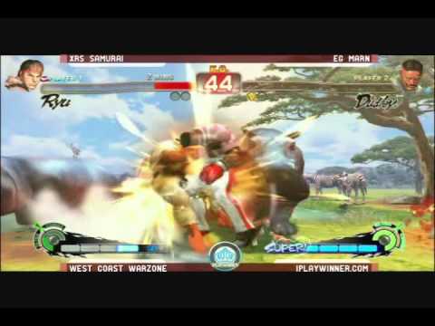 SSF4 (11) - XRS Samurai (Ryu) vs. EG Marn (Dudley)