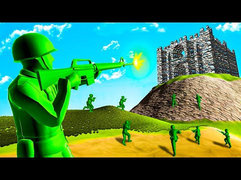 GREEN ARMY MEN Siege The Epic Mountain Fortress in Ravenfield!