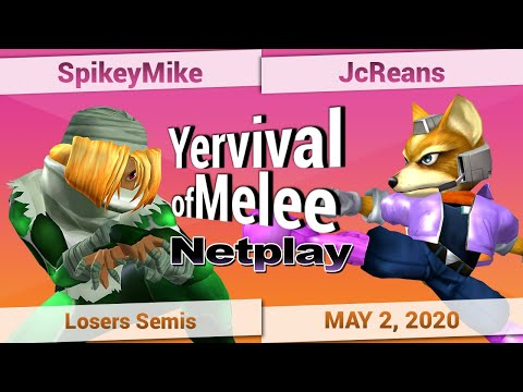 SpikeyMike (Sheik) vs. JcReans (Fox) - Losers Semis - Yervival of Melee Playoffs #1