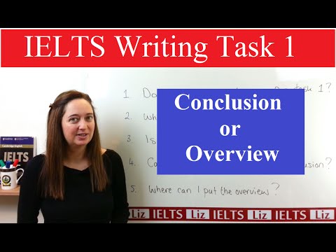 IELTS Writing Task 1: Conclusion or Overview