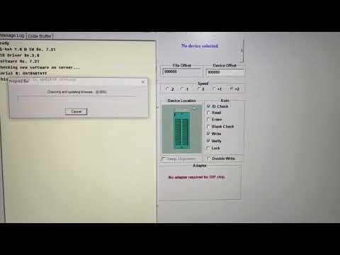 Program AT28c256 on GQ-4x4 Universal EPROM programmer