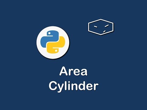 surface area of cylinder in python 