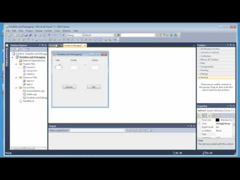 Visual C++ 2010 Express Tutorial 5 - More Functions