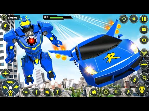Flying Robot Car Transform - Robot Car Game