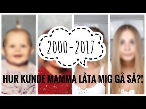 Mina frisyrer genom åren