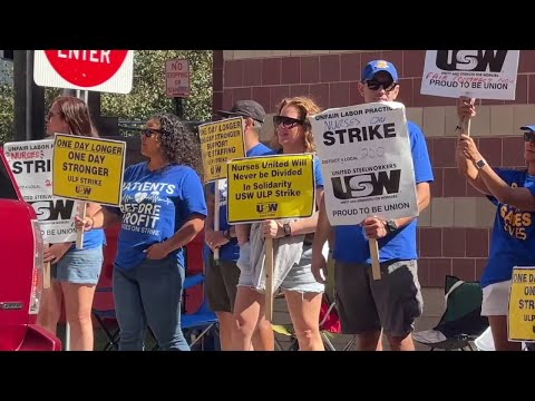 NJ New Brunswick R. W. J. University Hospital — 1,700 Nurses Remain On Strike