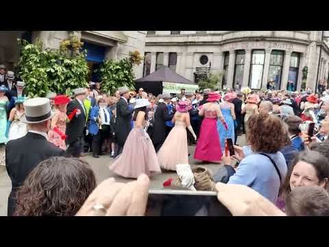 Helston Flora Day 2023. The Midday Dance. (4k).