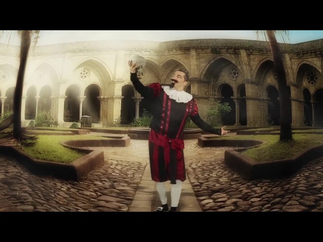 Vídeo relacionado con FAD-4U Disfraz victoriano medieval para hombre, estilo de corte rococó, disfraz de príncipe, Negro, L