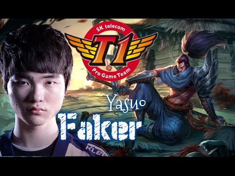 SKT T1 Faker YASUO Mid vs Ahri - Patch 5.21 KR | League of Legends