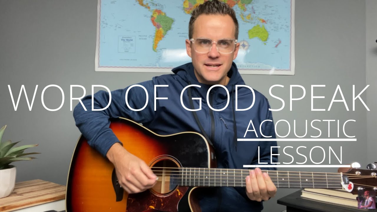 MercyMe || Word of God Speak || Acoustic Guitar Lesson/Tutorial [EASY]