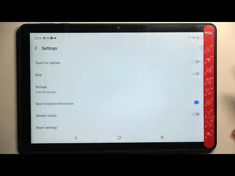 How to Turn On/Off Camera Location Tags on TCL 10 TAB – Manage Camera Location Options