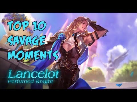Lancelot Top 10 Best Savage Moments Compilation | Mobile Legends Top Player