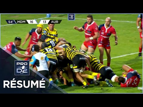 PRO D2 - Résumé Stade Montois-Stade Aurillacois: 40-18 - J01 - Saison 2022/2023