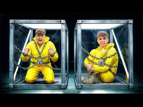 24h EINGESPERRT in 1 m³ Box!😳