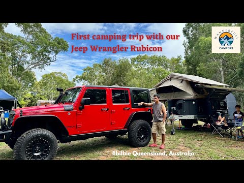 Jeep Wrangler Rubicon 4x4 Offroad Goes Camping Australia | Kings MT2 Camper Trailer Set-up 2023]