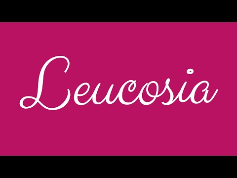 Learn how to Sign the Name Leucosia Stylishly in Cursive Writing