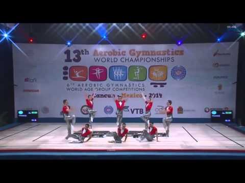 WCH Aeróbic Cancún 2014 - (FINAL) AS - FRANCE - FRA  (17,900)