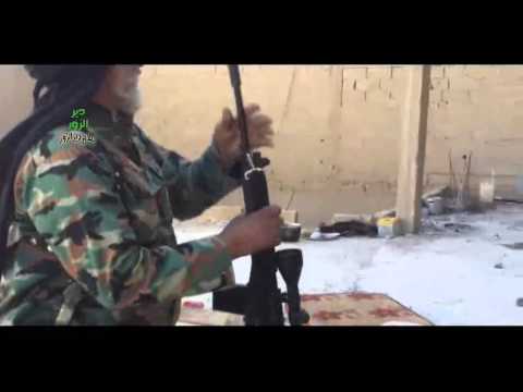 جولة تفقدية مع أحد القادة الميدانيين للجيش الحر في حي الصناعة في دير الزور