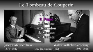 Download lagu Ravel: Le Tombeau de Couperin, Gieseking (1954) ラヴェル クープランの墓 ギーゼキング mp3 Download lagu Ravel: Le Tombeau de Couperin, Gieseking (1954) ラヴェル クープランの墓 ギーゼキング mp3