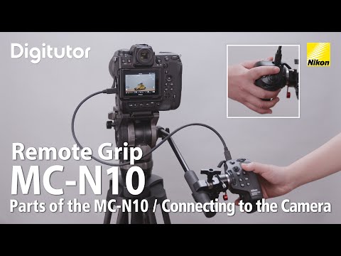Remote Grip MC-N10 #2 Parts of the MC‑N10/Connecting the Grip to the Camera  Z9/Z8/Z7II/Z6II/Z5