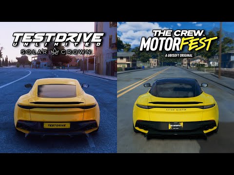 TDU Solar Crown vs The Crew Motorfest - Aston Martin DBS Superleggera Sound Comparison