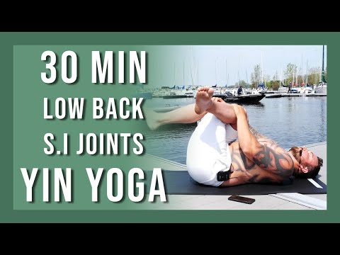 30 min Yin Yoga for Low Back Pain, Sciatica & Sacroiliac Joints Relief