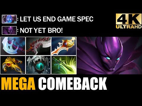 Spectre The Most CANCER HERO Can COUNTER All Meta VS Mega Creeps - Epic Comeback 7.28 Dota 2