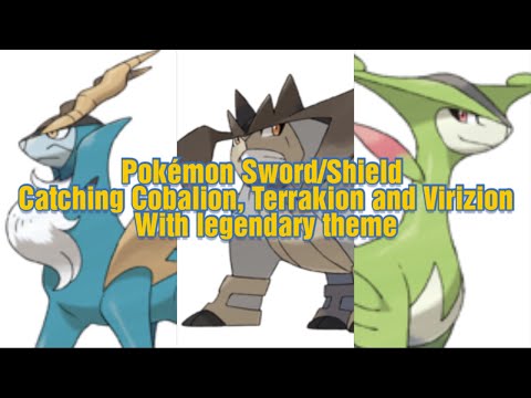 Pokémon Sword/Shield: Battling Cobalion, Terrakion and Virizion with Theme from Pokémon Black/White!